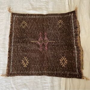 Moroccan sabra cactus silk pillow cover